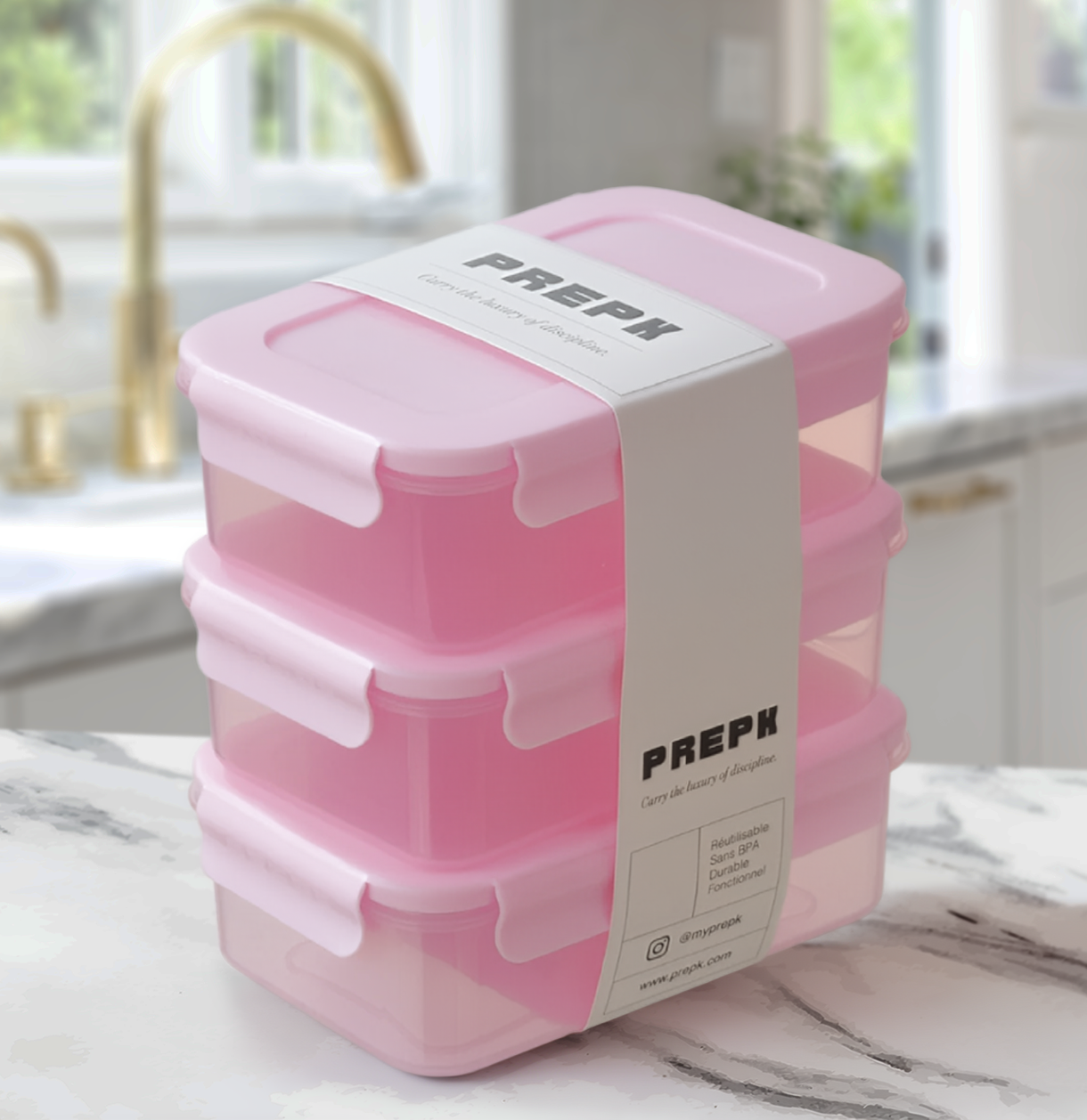 Design d'un manchon d'emballage pour PREPK par Aura Studio Créatif