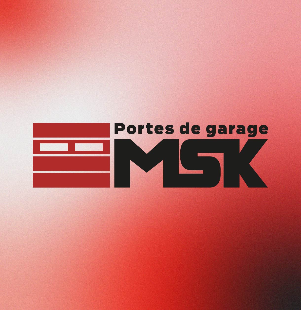 Création d'un logo pour les Portes de garage MSK par Aura Studio Créatif